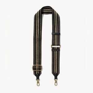 Kendra Scott Black and Gold bag straps 
Length 32”